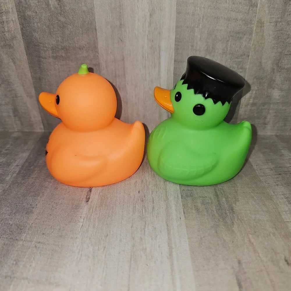 Halloween‎ Rubber Ducks Duckies Ducky Pumpkin Frankenstein